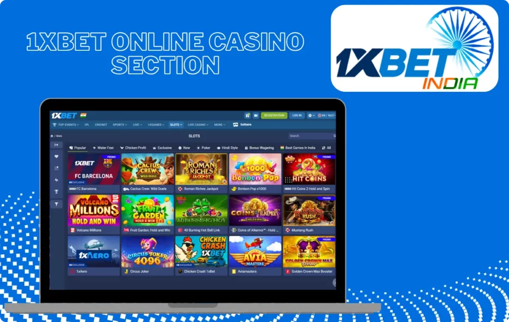 1xBet Online Casino Section