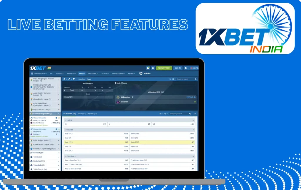 Live Betting Features